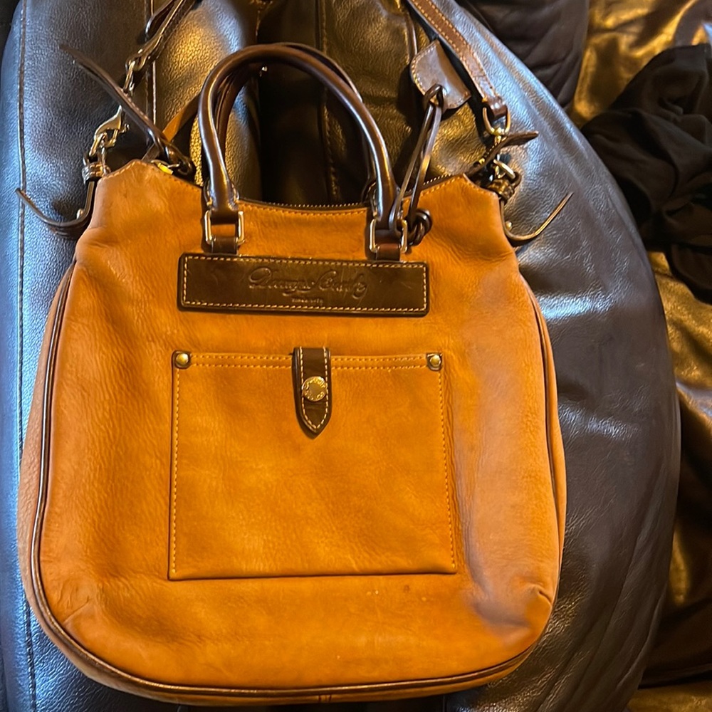 Stunning Dooney and bourke vintage suede leather bag